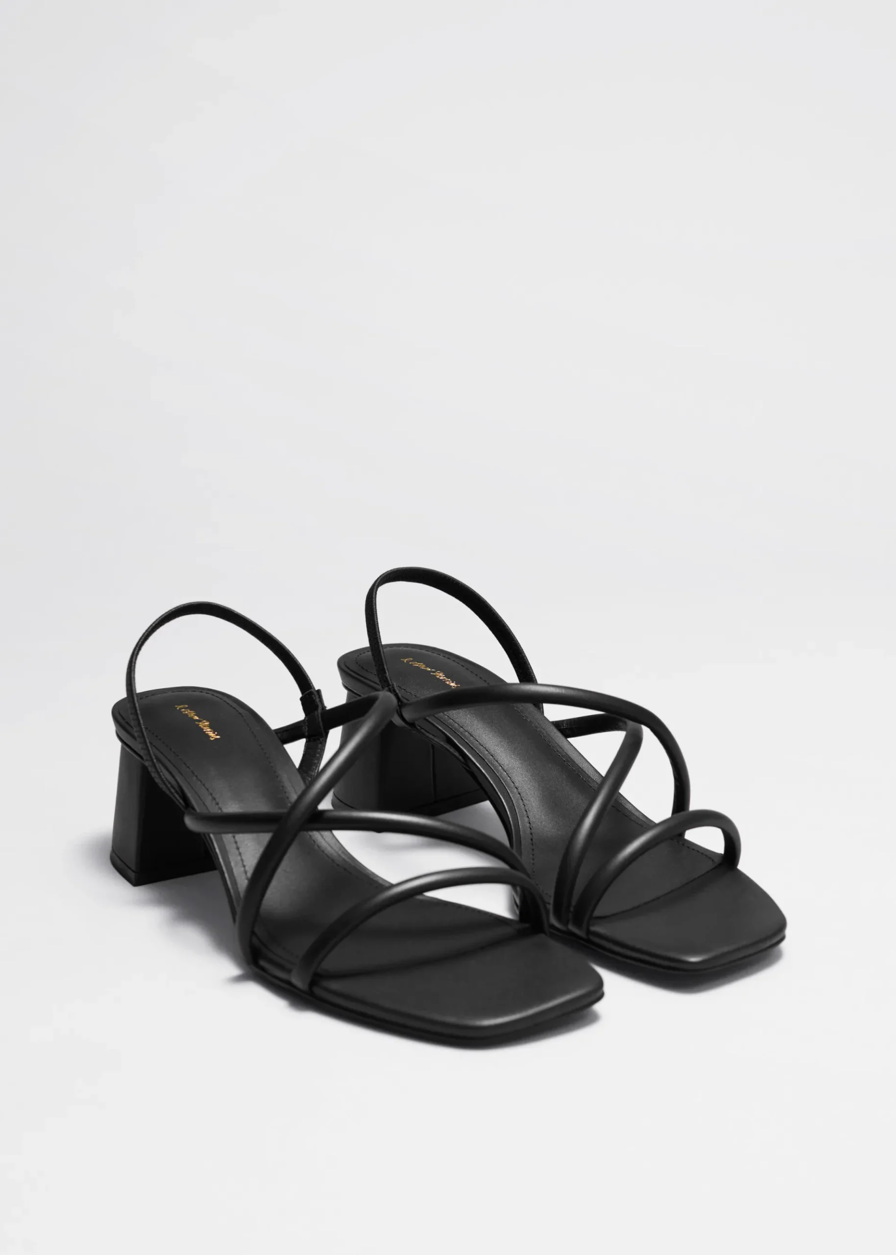 & Other Stories Riemchensandalen mit Blockabsatz
