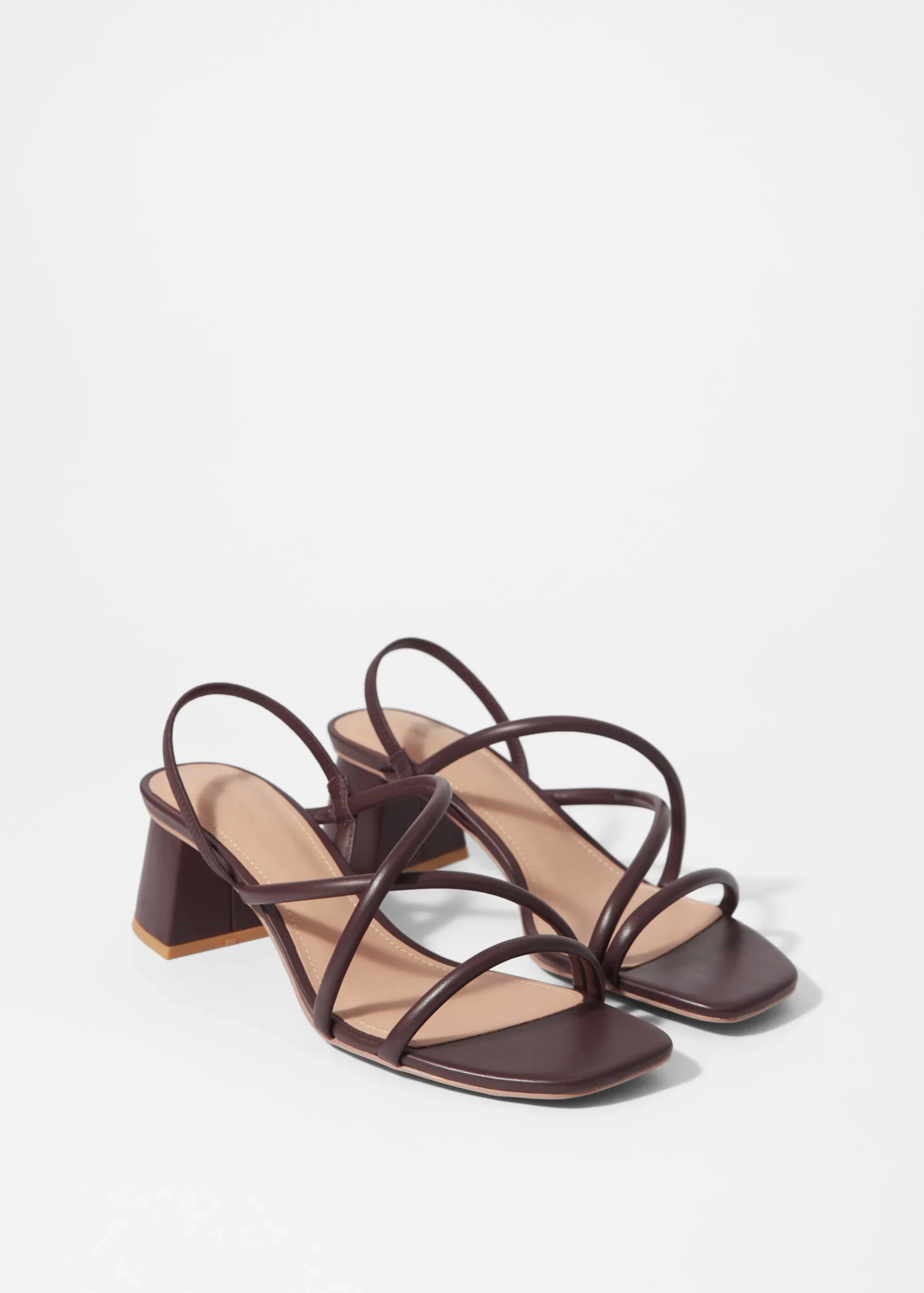 & Other Stories Riemchensandalen mit Blockabsatz