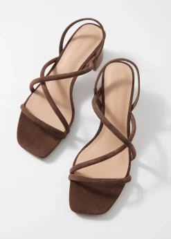 & Other Stories Riemchensandalen mit Blockabsatz