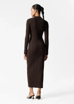 & Other Stories Rippstrick-Maxikleid aus Wolle