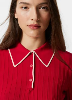 & Other Stories Rippstrick-Poloshirt