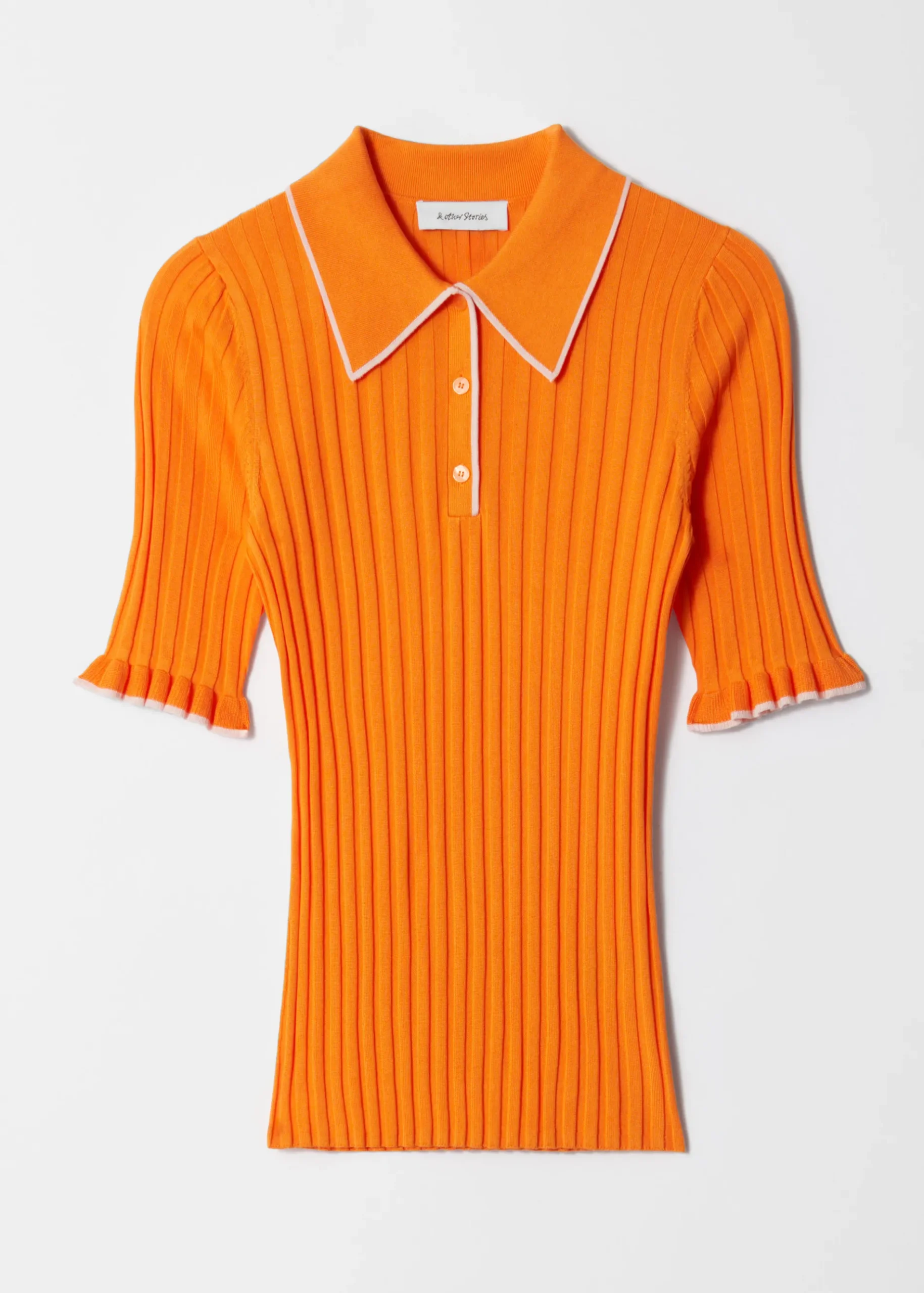 & Other Stories Rippstrick-Poloshirt
