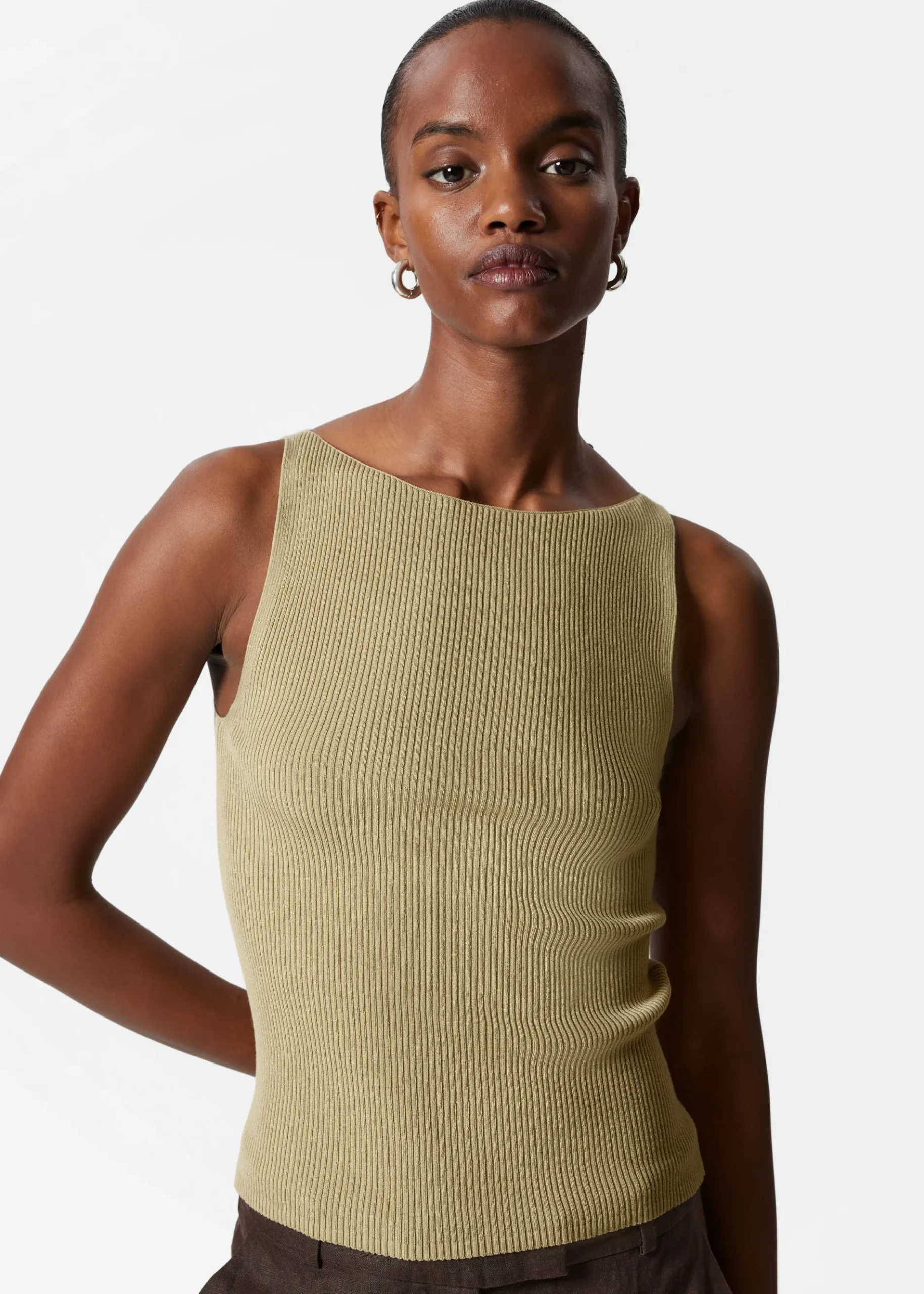& Other Stories Rippstrick-Tanktop