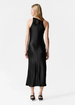 & Other Stories Ärmelloses Midikleid aus Satin