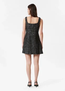 & Other Stories Ärmelloses Minikleid aus Tweed