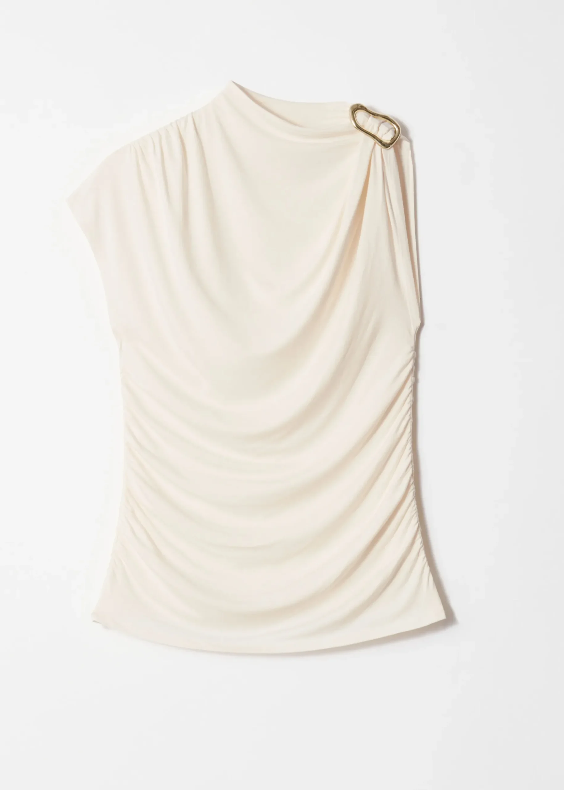 & Other Stories Ruche GoldBuckle Top