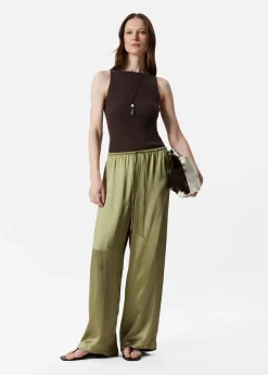 & Other Stories Satinhose mit Kordelzugbund