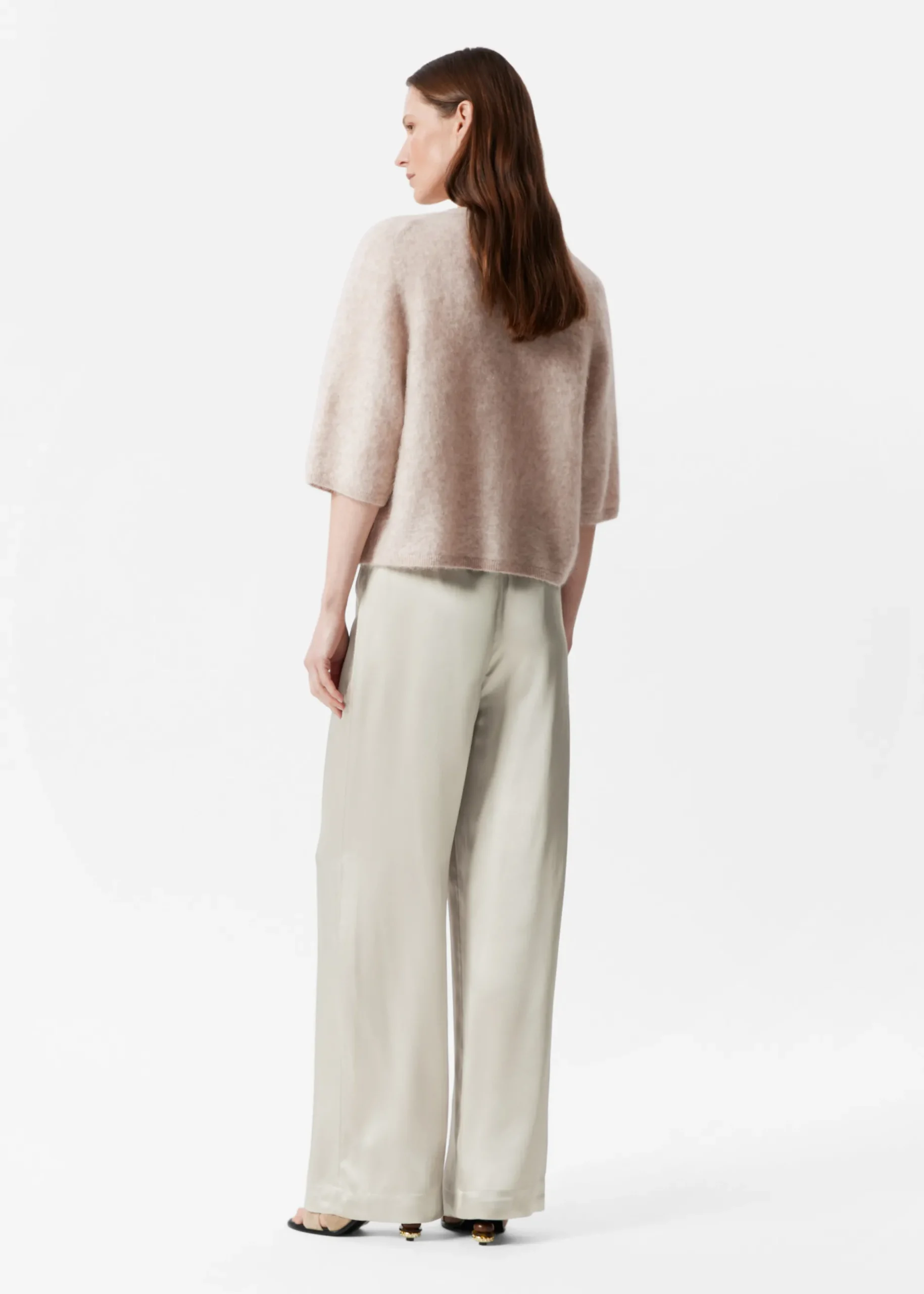 & Other Stories Satinhose mit Kordelzugbund