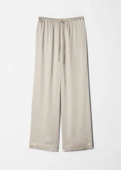 & Other Stories Satinhose mit Kordelzugbund