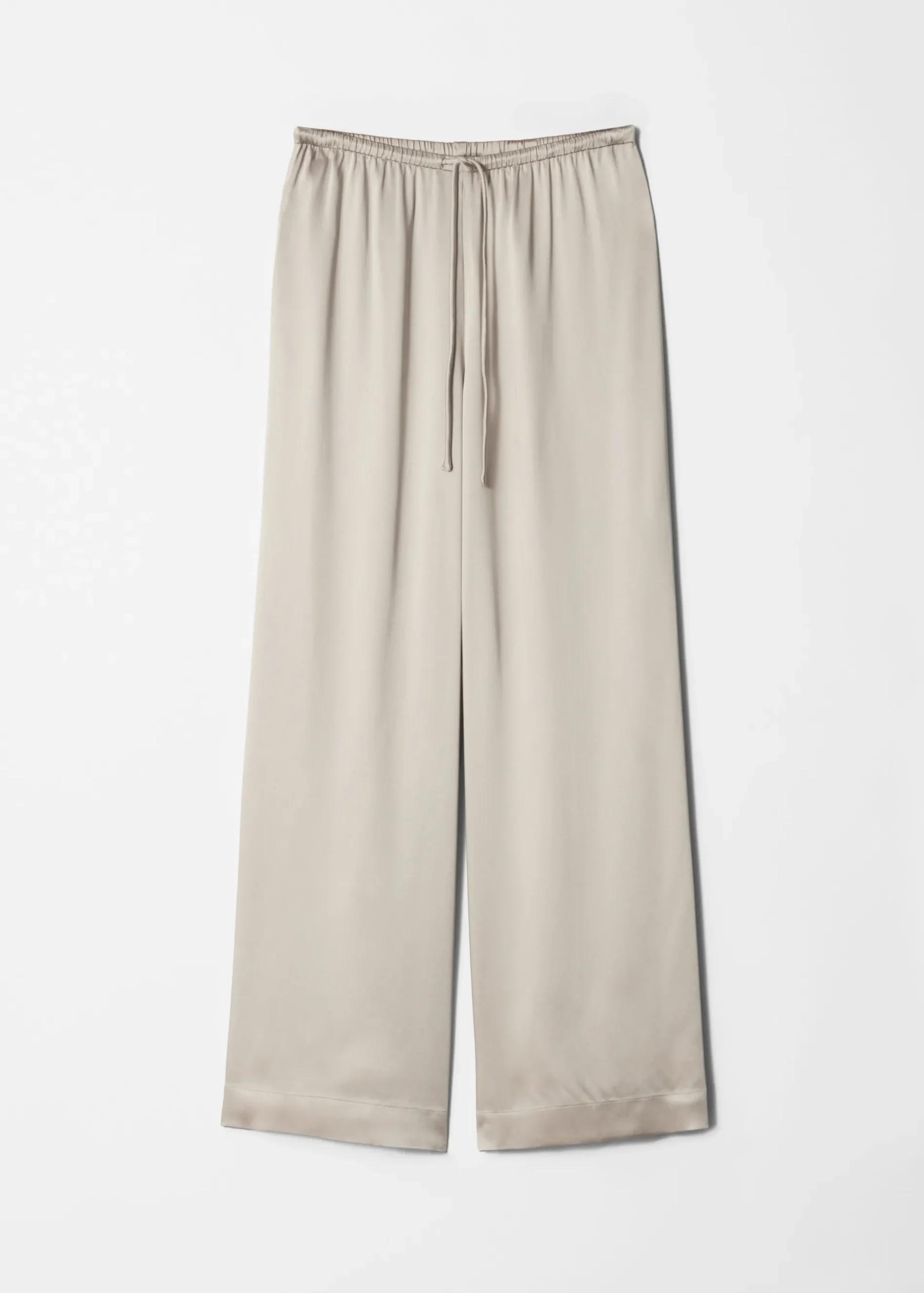 & Other Stories Satinhose mit Kordelzugbund