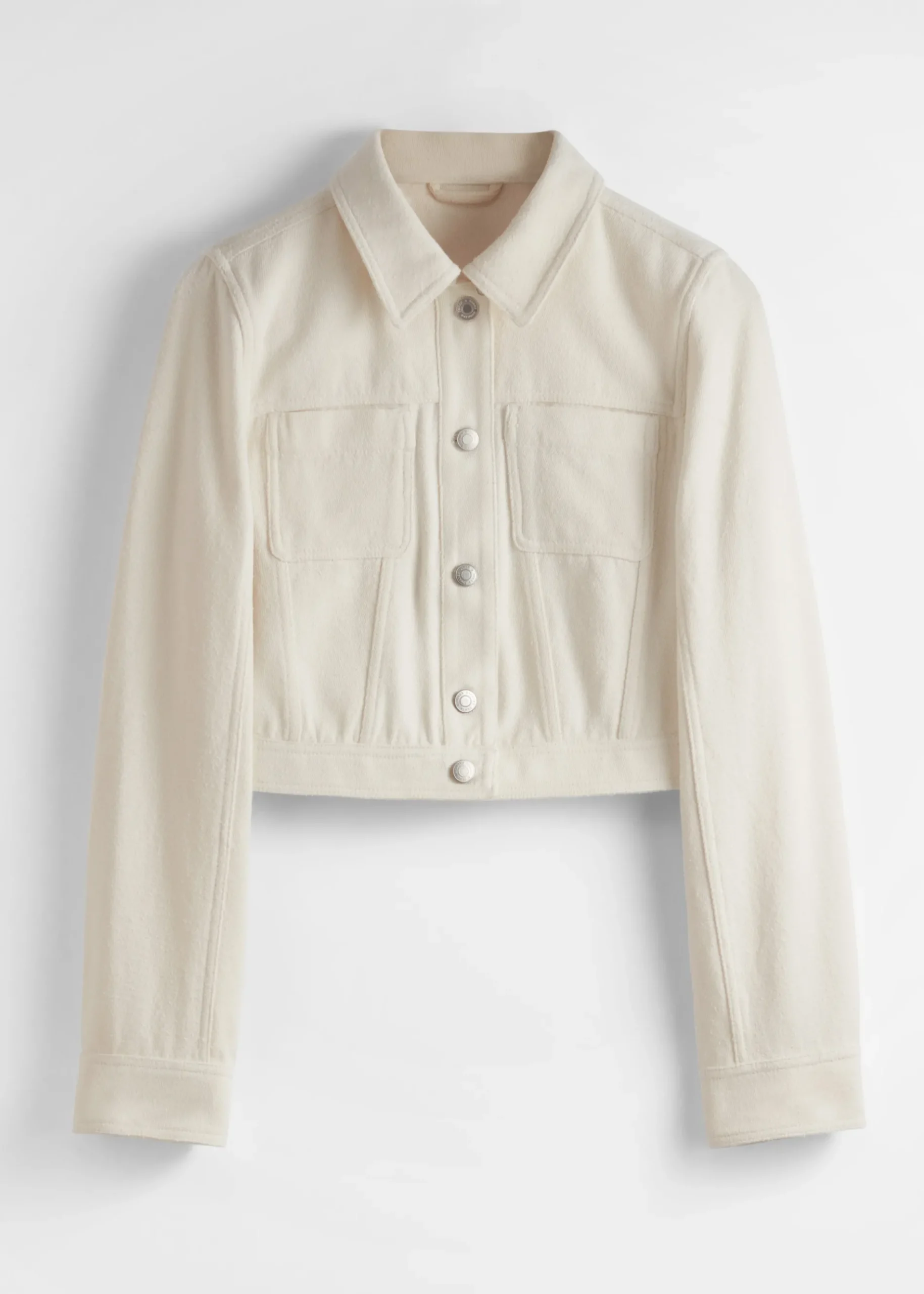 & Other Stories Schmale Jacke mit aufgesetzten Taschen