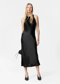 & Other Stories Schmales Midikleid aus Satin