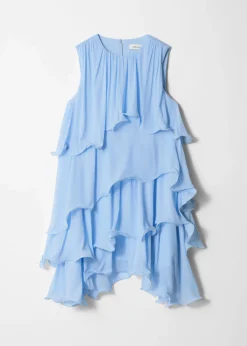 & Other Stories Sleeveless Frill Mini Dress