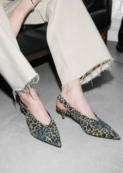 & Other Stories Slingback-Pumps aus Leder