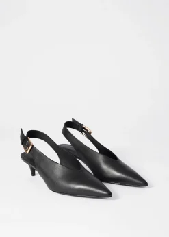 & Other Stories Slingback-Pumps aus Leder