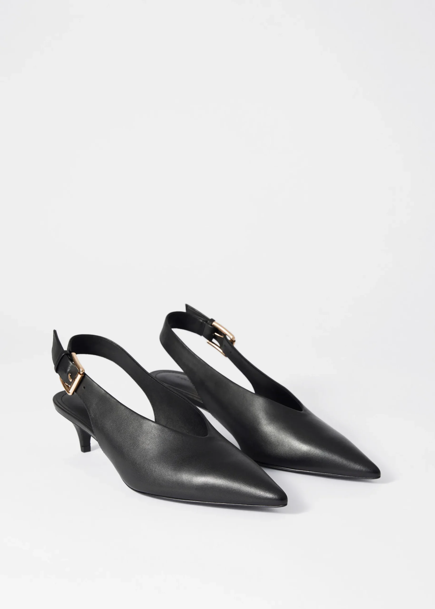 & Other Stories Slingback-Pumps aus Leder