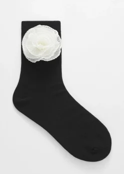 & Other Stories Socken mit Blumenapplikation