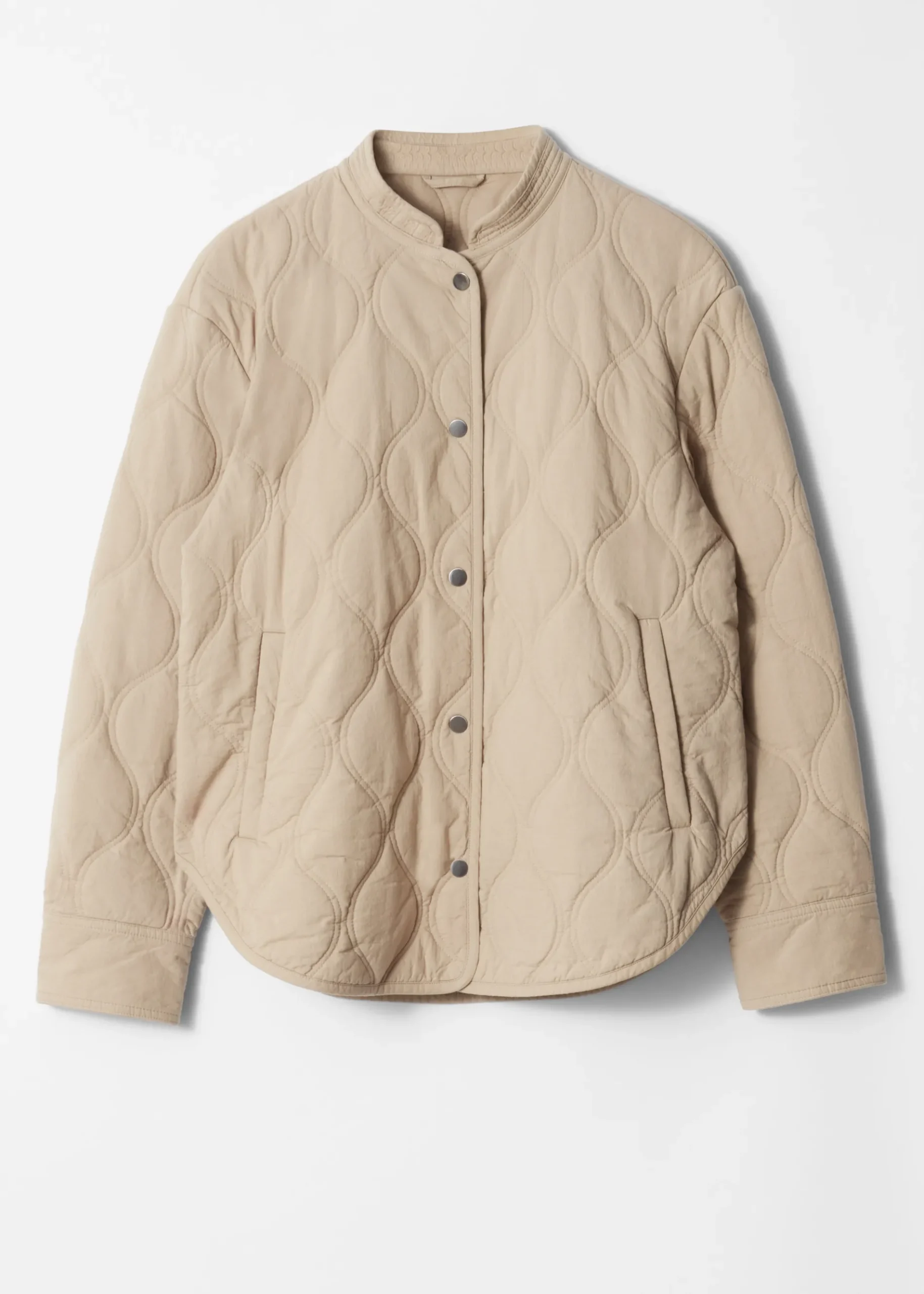 & Other Stories Steppjacke mit Stehkragen