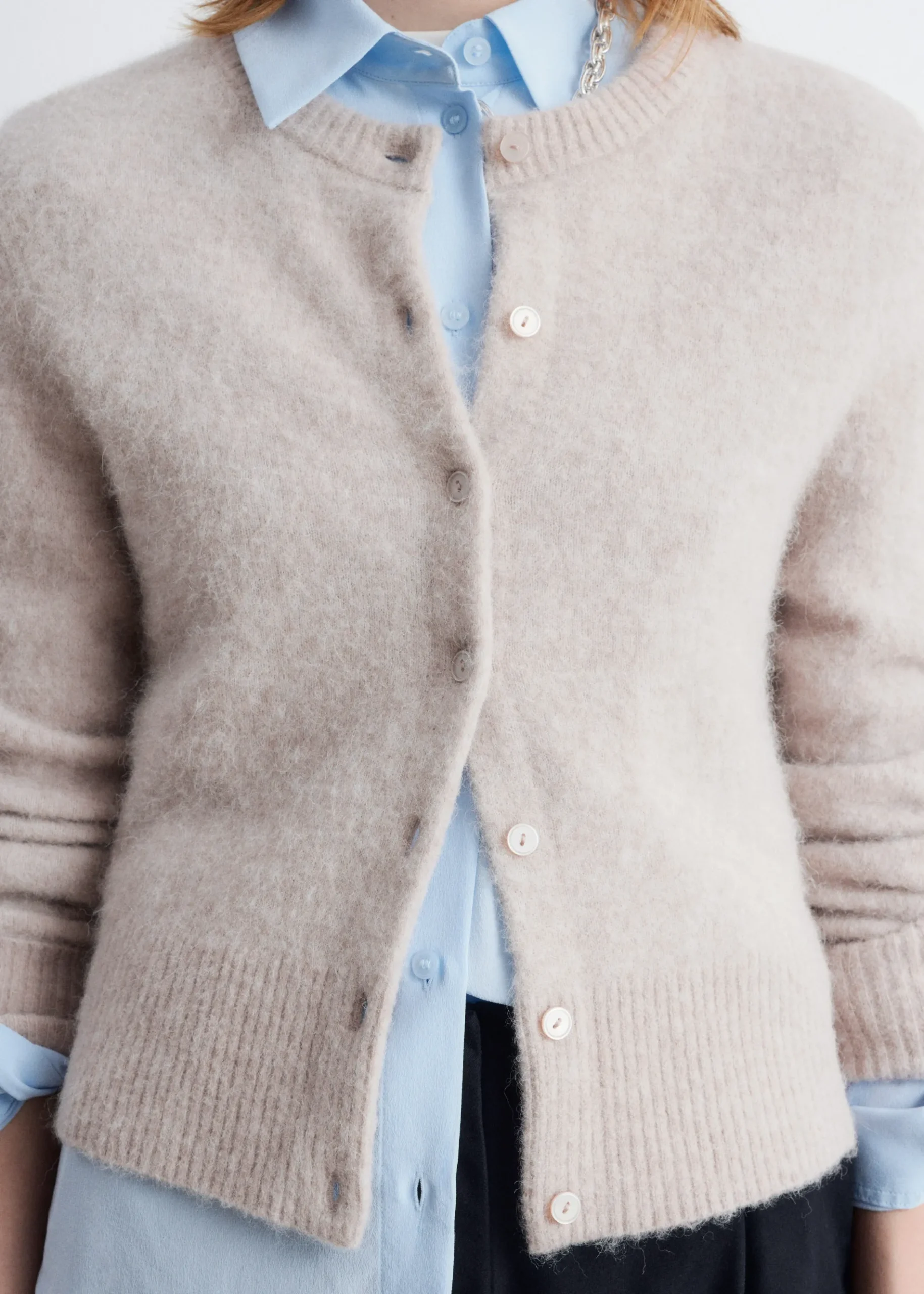 & Other Stories Strickjacke aus Alpaka-Mix