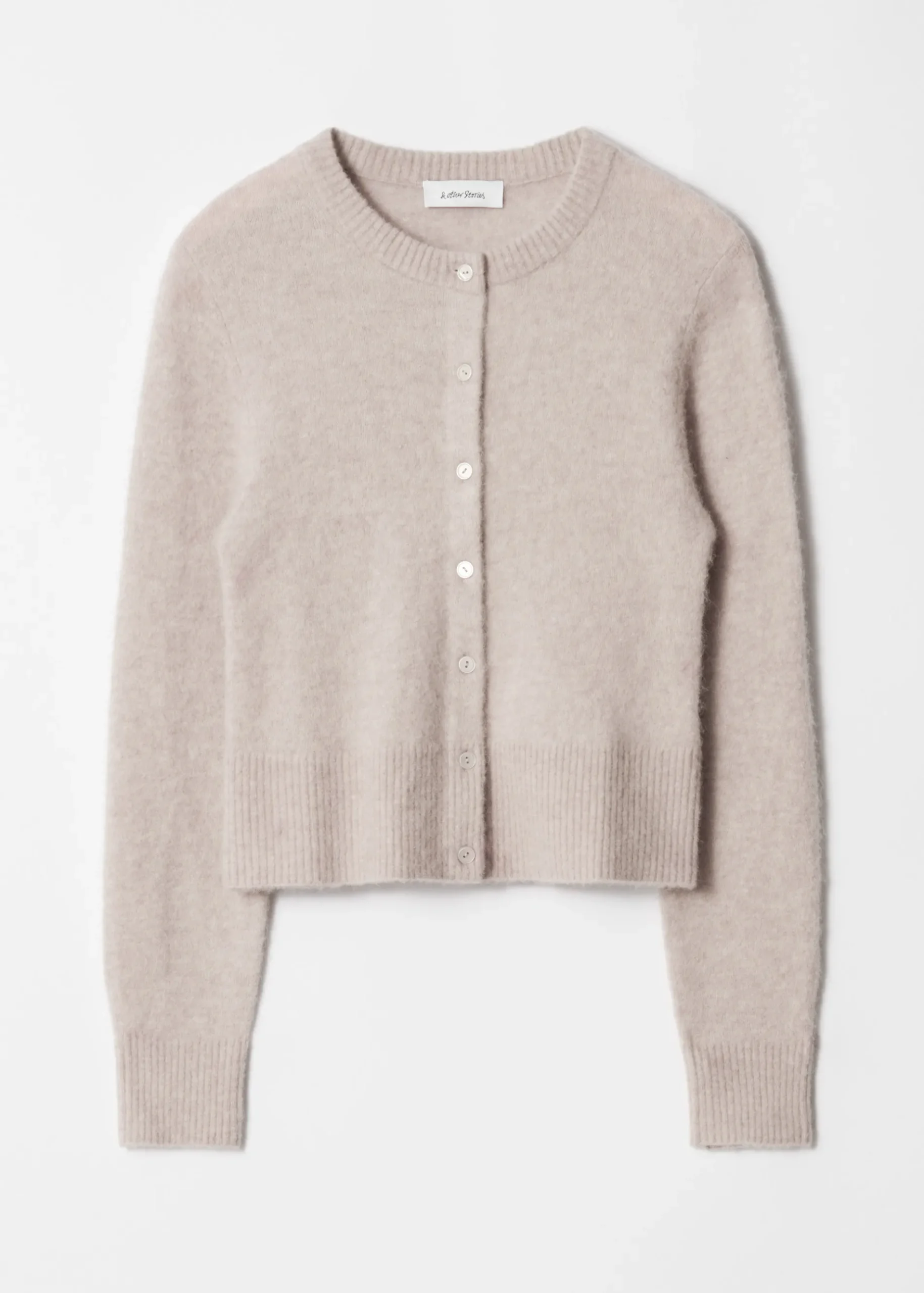 & Other Stories Strickjacke aus Alpaka-Mix