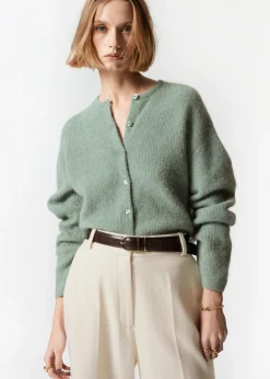 & Other Stories Strickjacke aus Alpaka-Mix