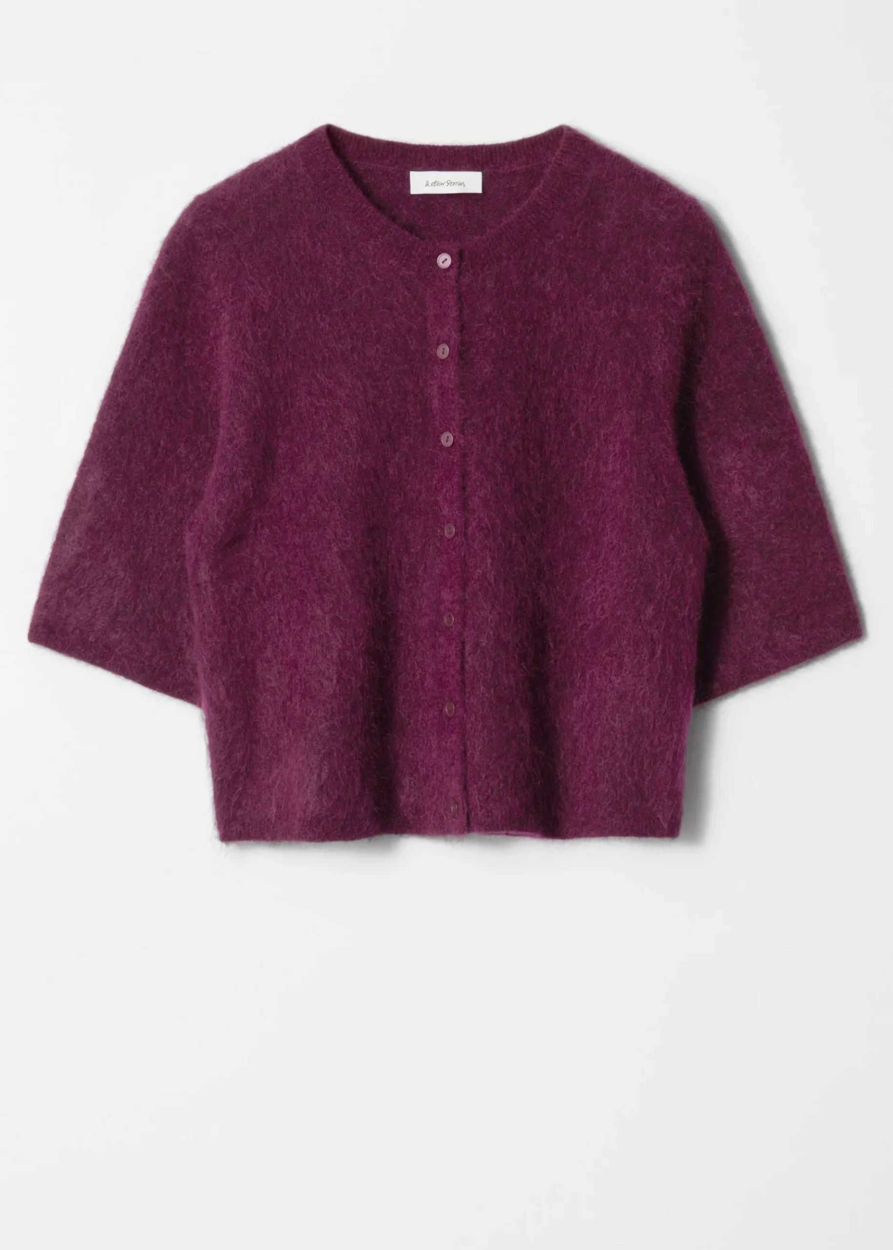 & Other Stories Strickjacke aus Mohair-Mix