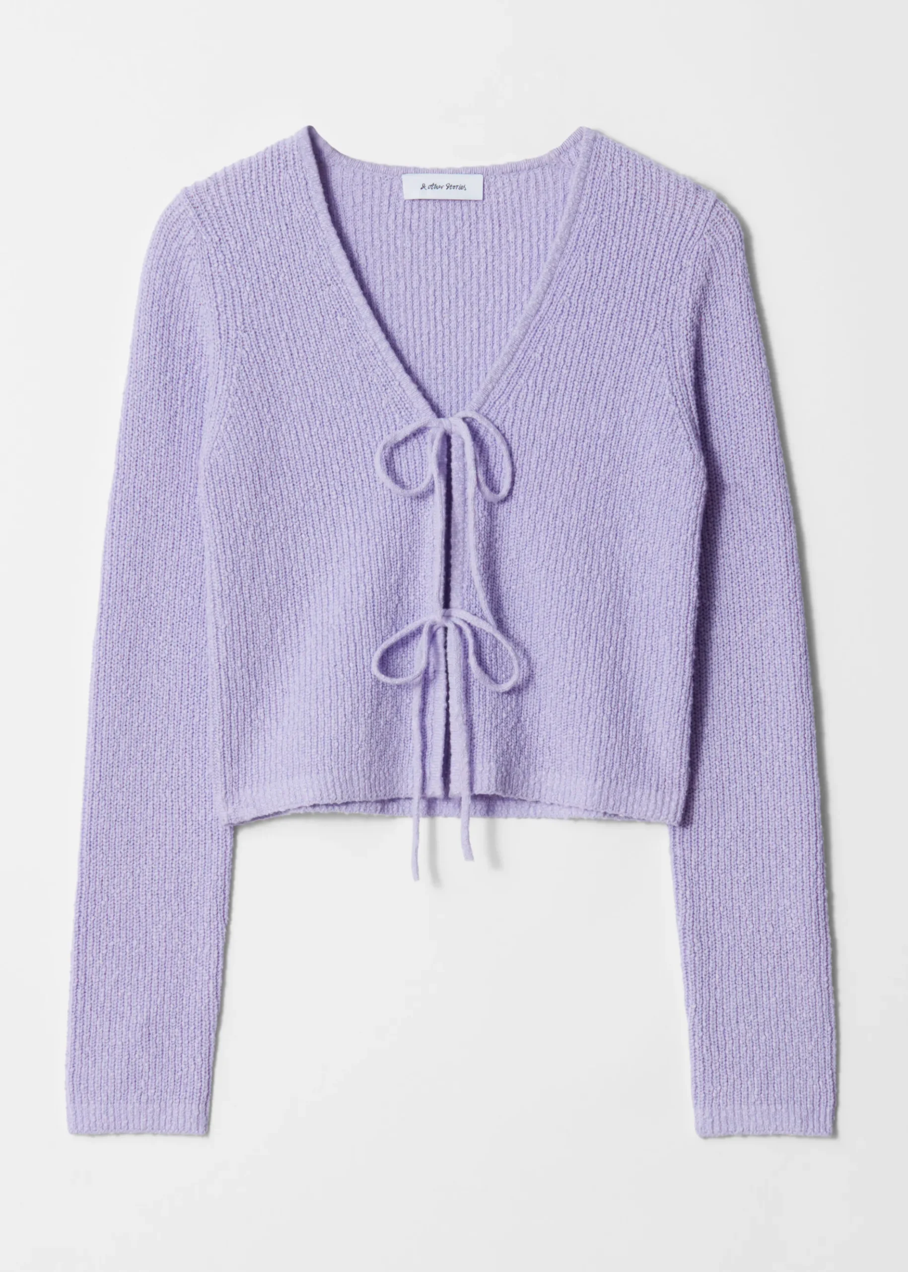 & Other Stories Strickjacke mit Bindedetail