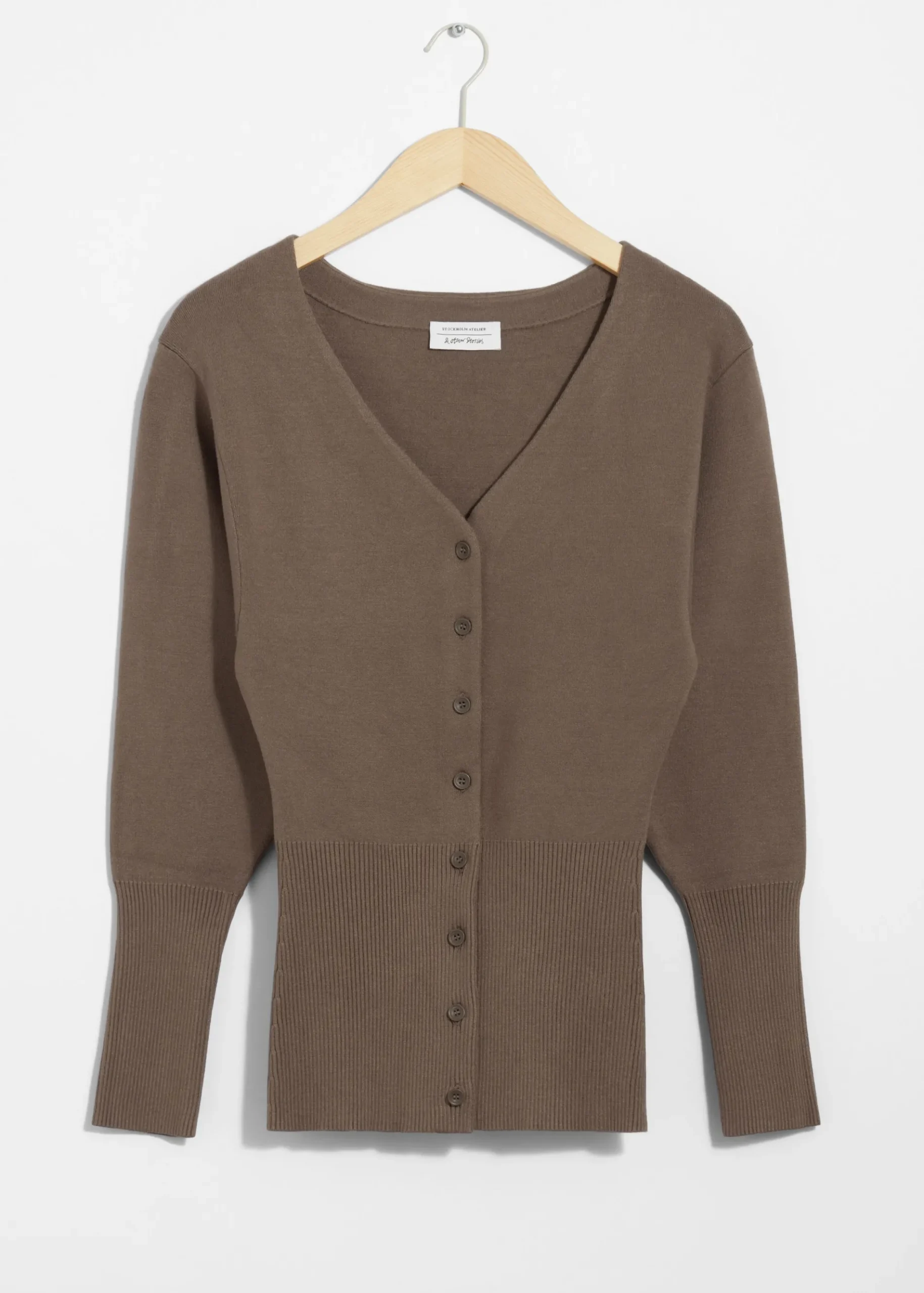 & Other Stories Strickjacke mit Knopfleiste