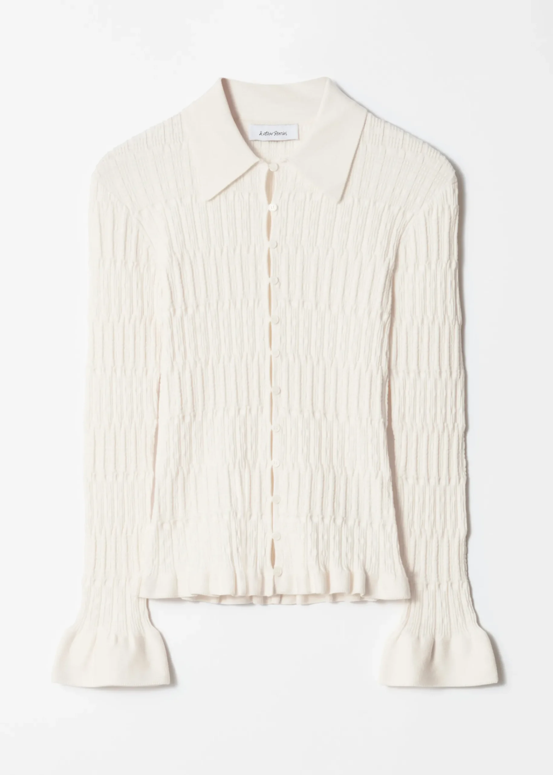 & Other Stories Strickjacke mit Kragen