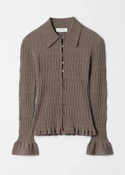 & Other Stories Strickjacke mit Kragen