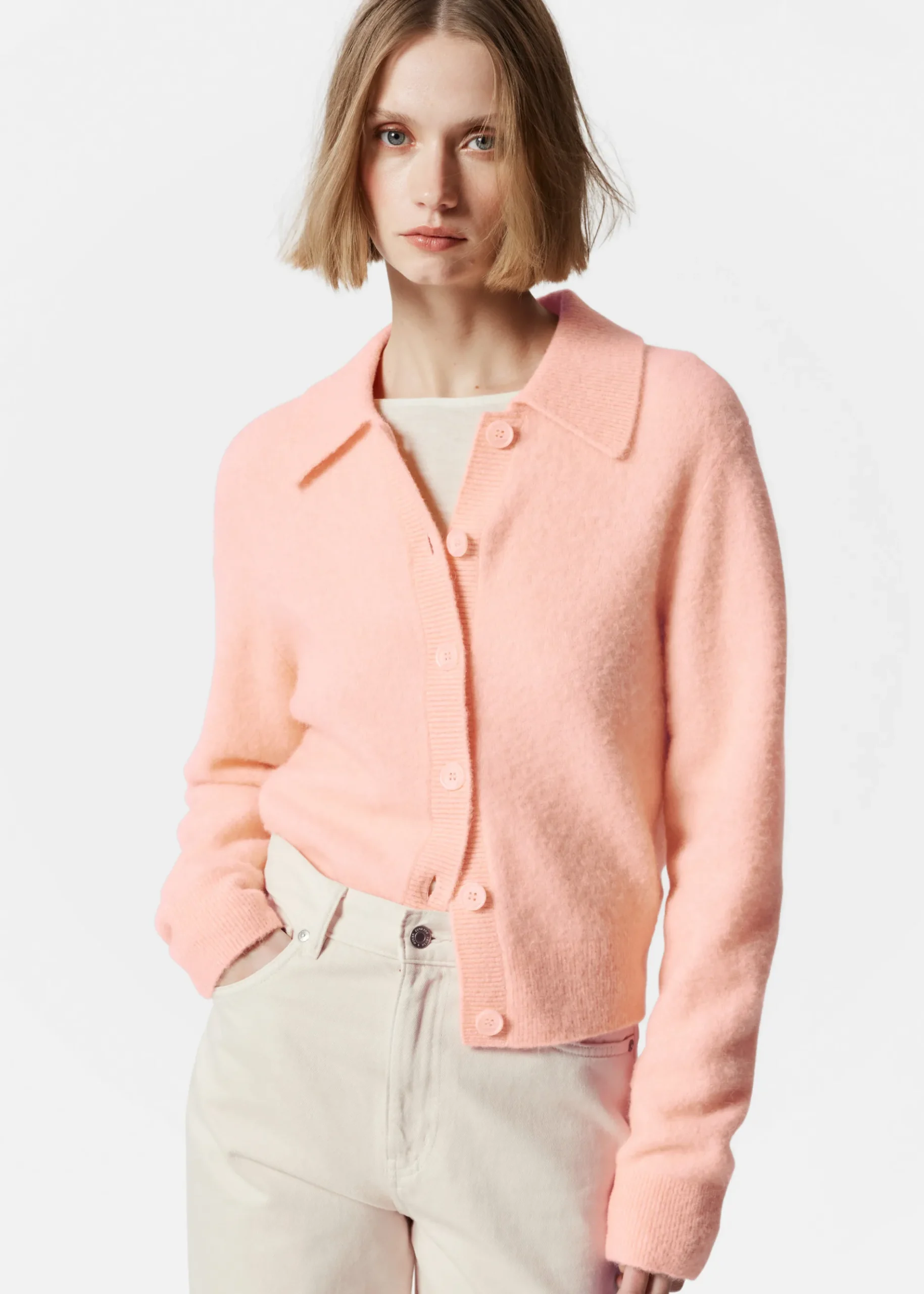 & Other Stories Strickjacke mit Kragen