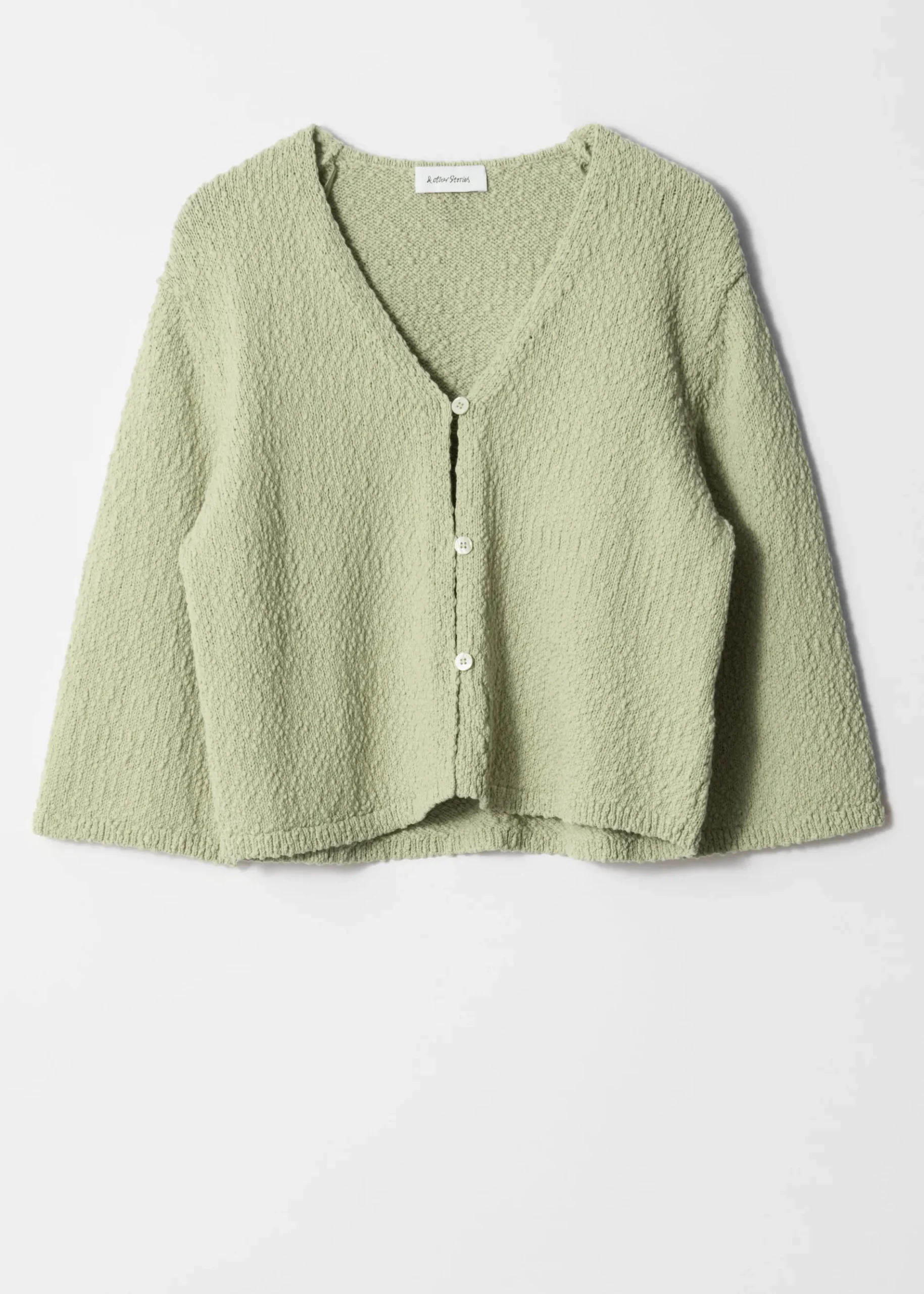 & Other Stories Strickjacke mit kurzen Ärmeln