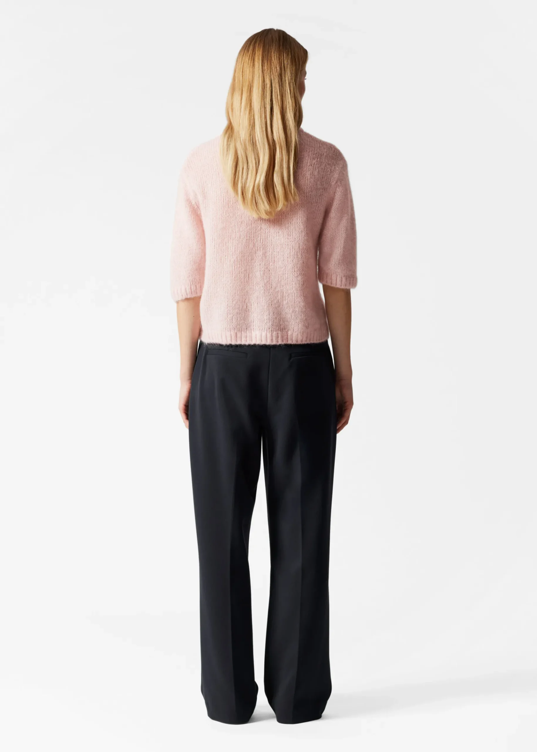& Other Stories Strick-T-Shirt aus Mohair-Mix