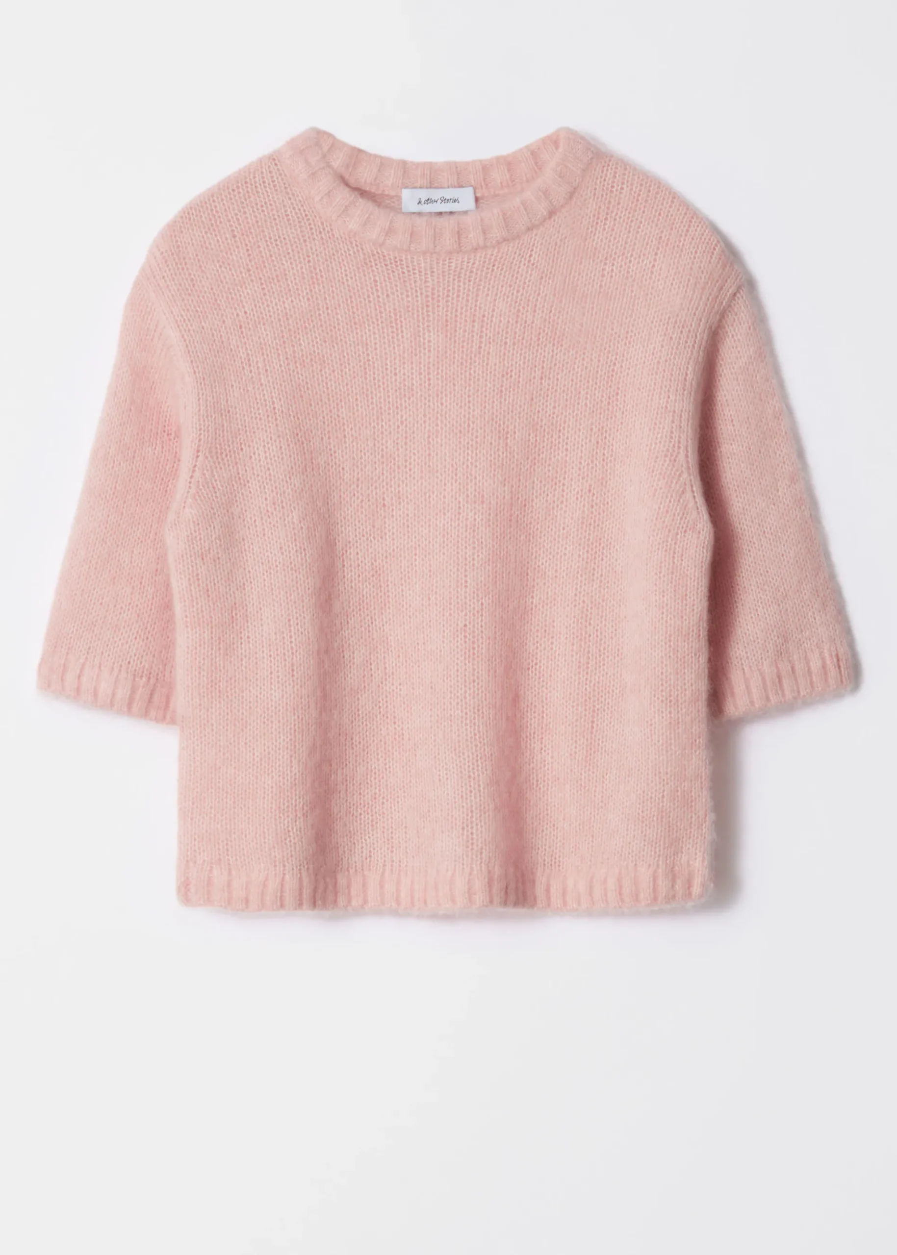 & Other Stories Strick-T-Shirt aus Mohair-Mix