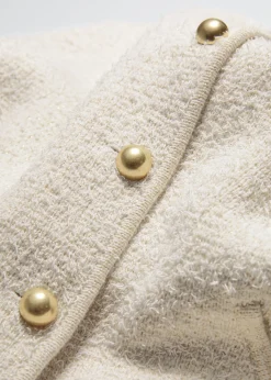 & Other Stories Strukturierte Cardigan mit Glitzerfäden