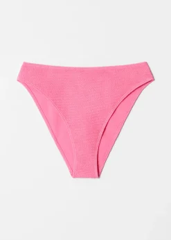& Other Stories Strukturierte, hoch sitzende Bikinihose