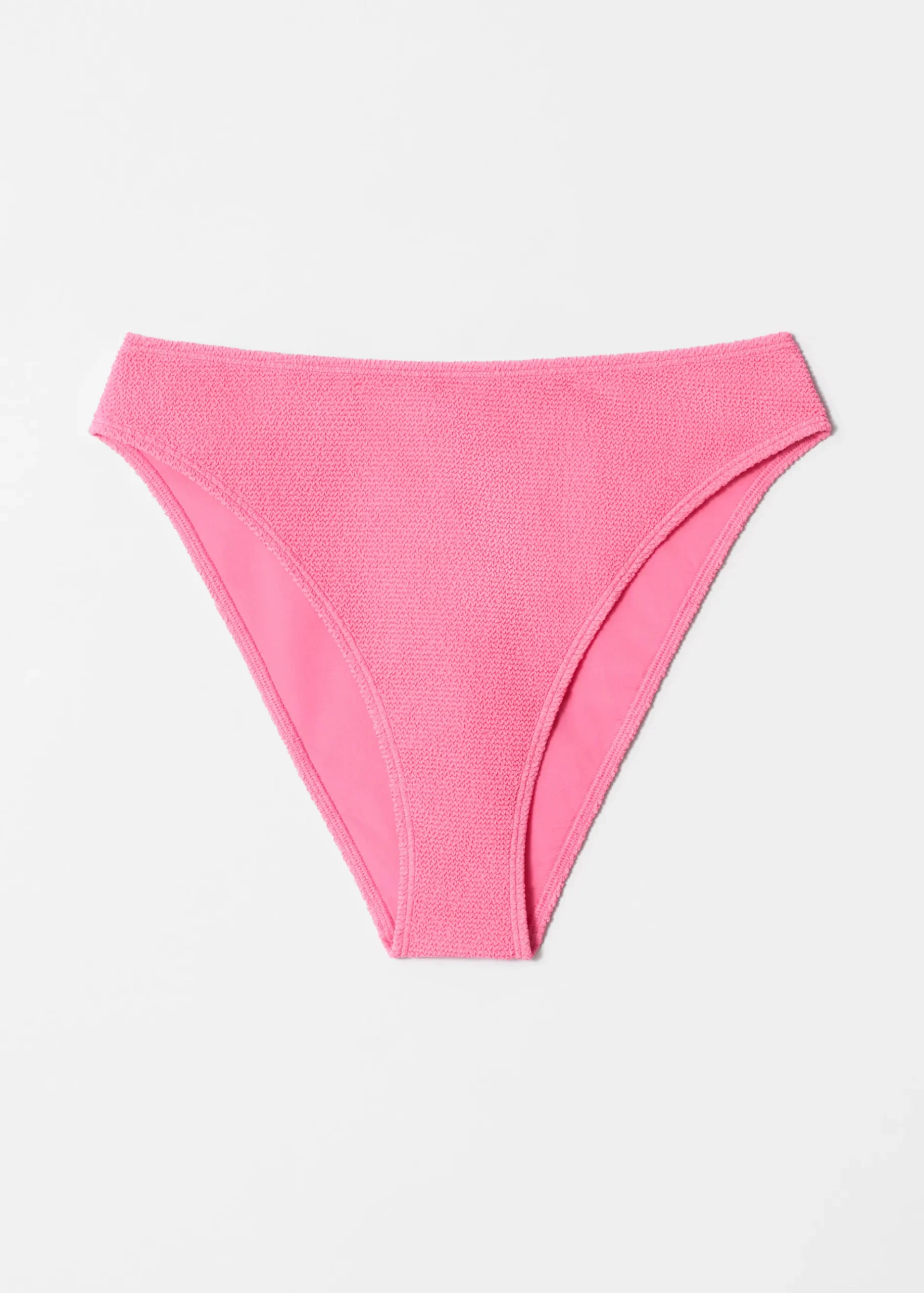& Other Stories Strukturierte, hoch sitzende Bikinihose