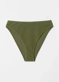 & Other Stories Strukturierte, hoch sitzende Bikinihose
