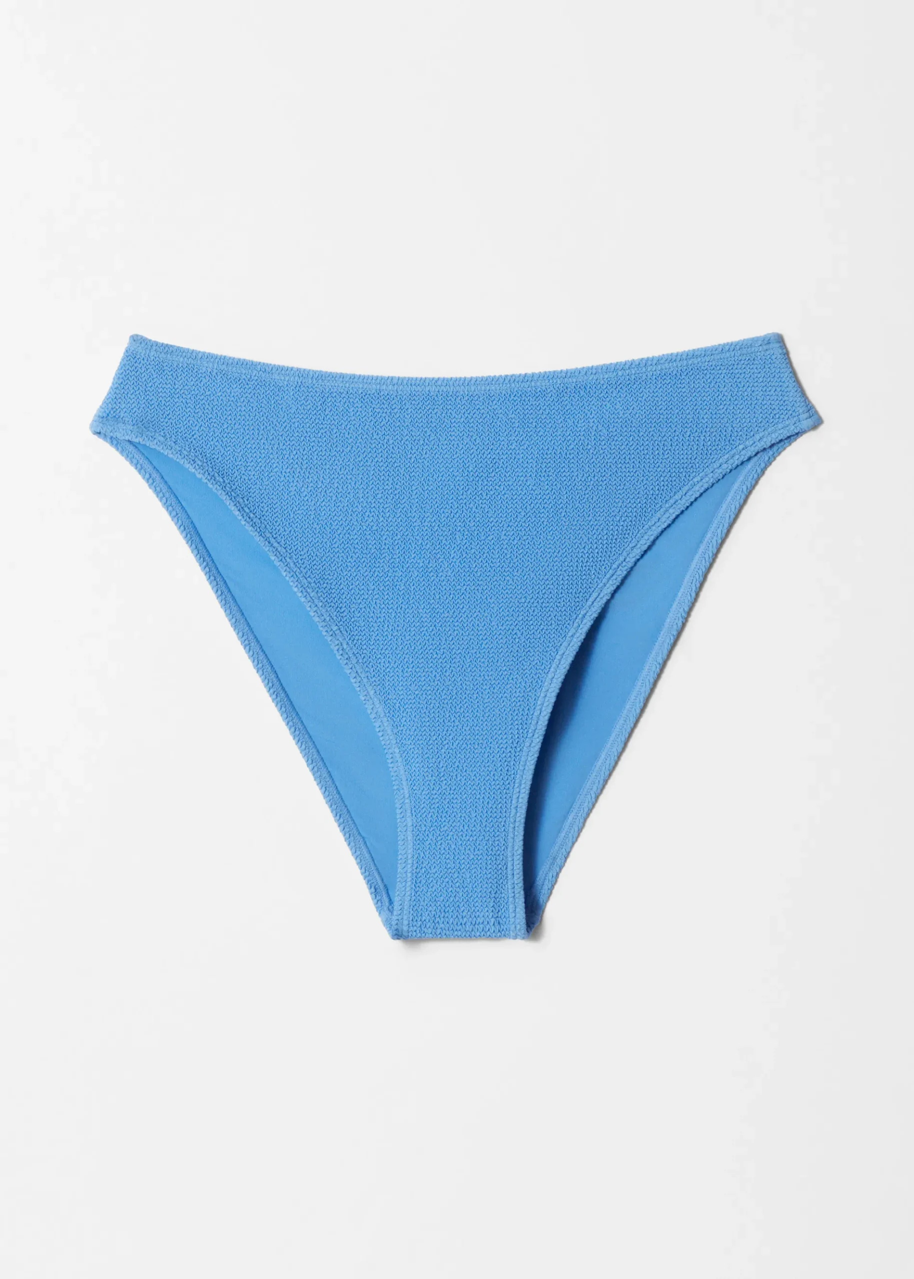 & Other Stories Strukturierte, hoch sitzende Bikinihose