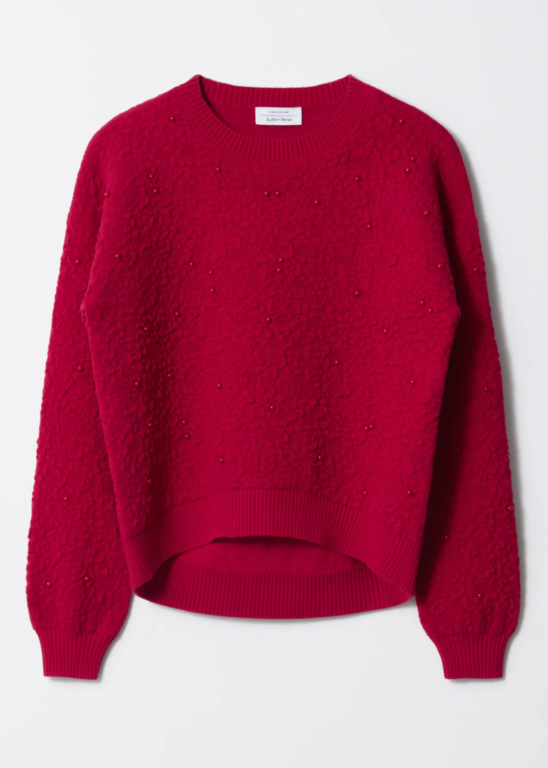 & Other Stories Strukturierter Jacquard-Strickpullover