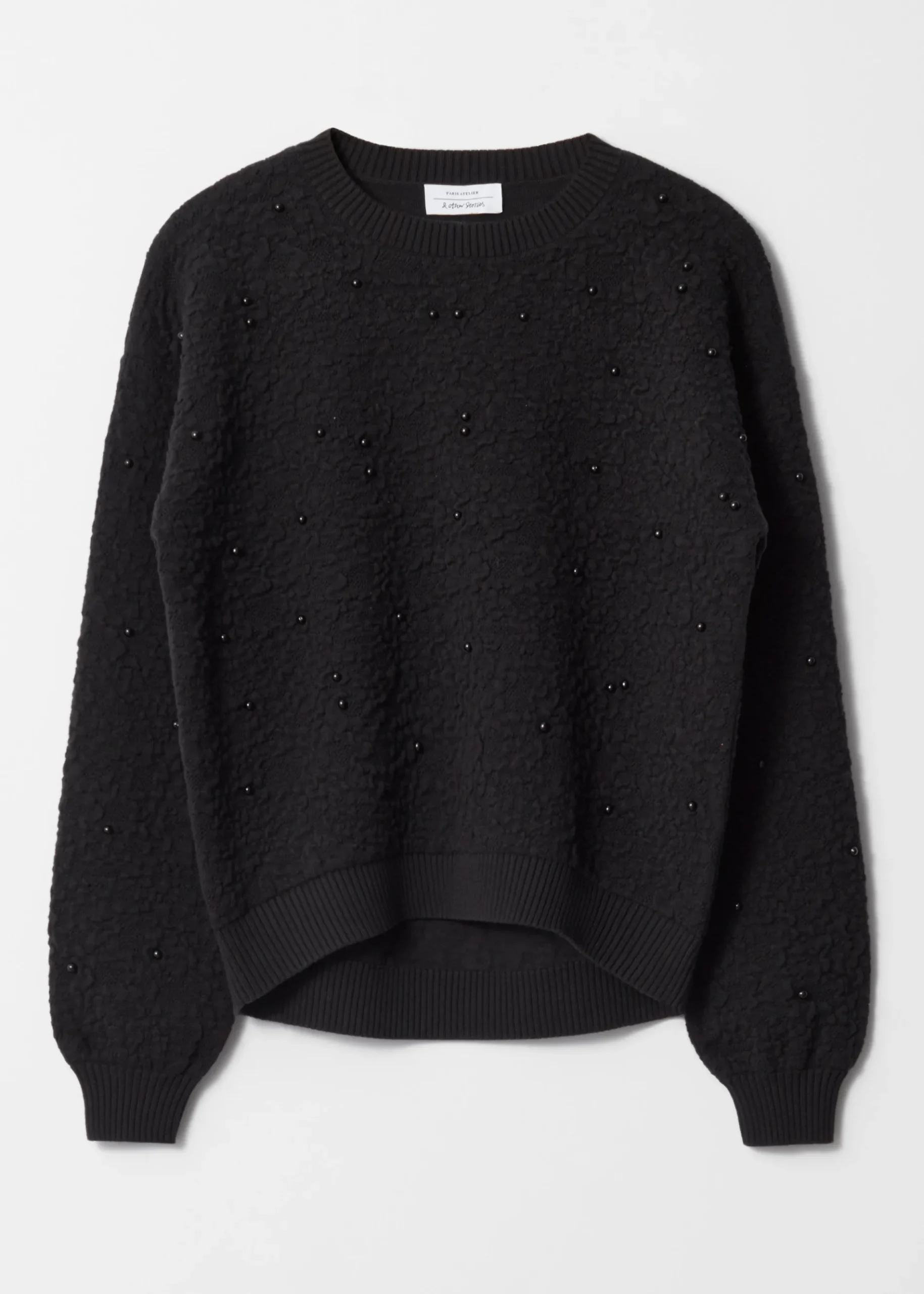 & Other Stories Strukturierter Jacquard-Strickpullover