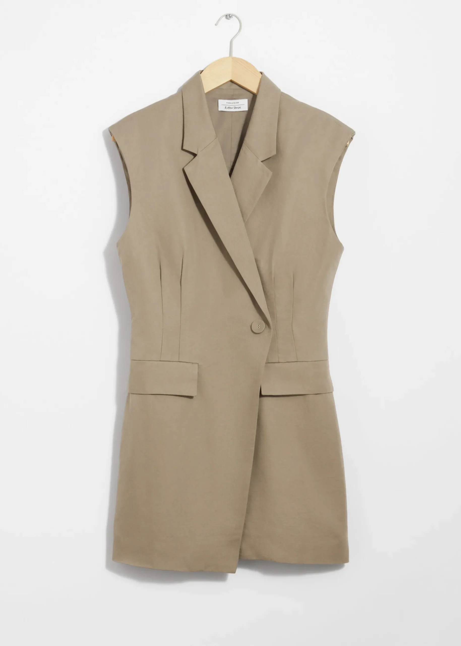& Other Stories Strukturiertes Blazer-Minikleid