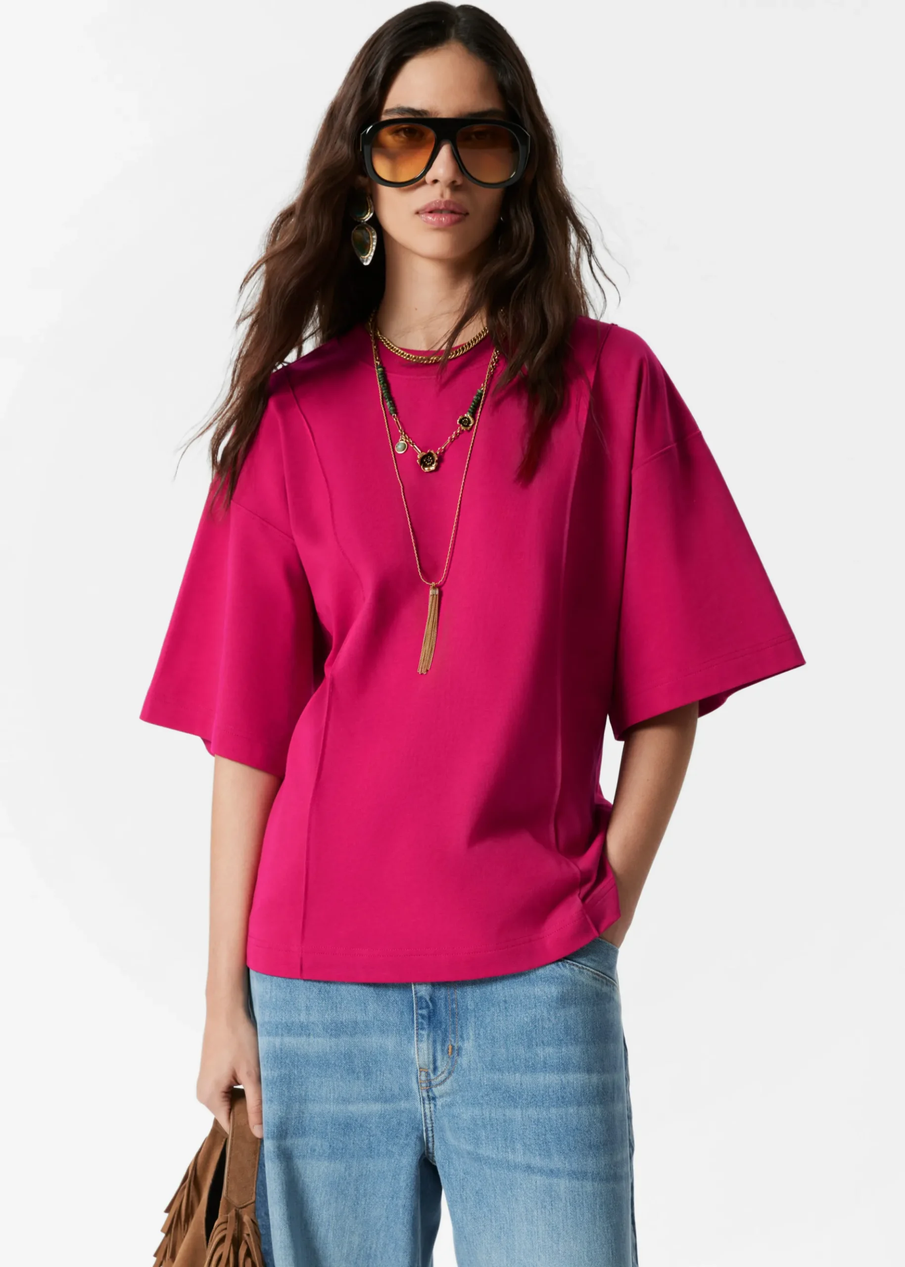 & Other Stories Strukturiertes T-Shirt