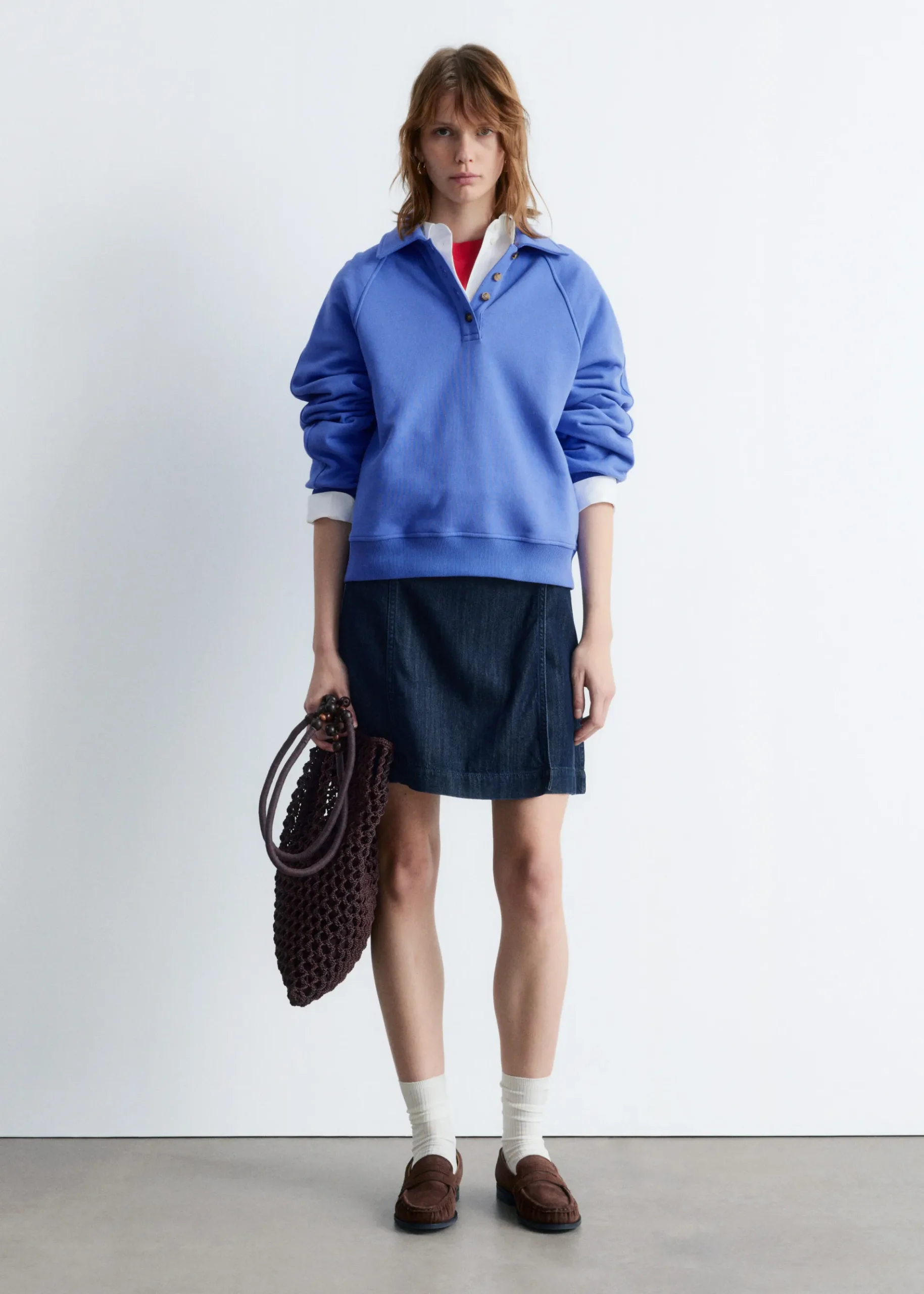 & Other Stories Sweatshirt mit Polokragen