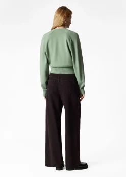 & Other Stories Taillierte Strickjacke in Wickeloptik