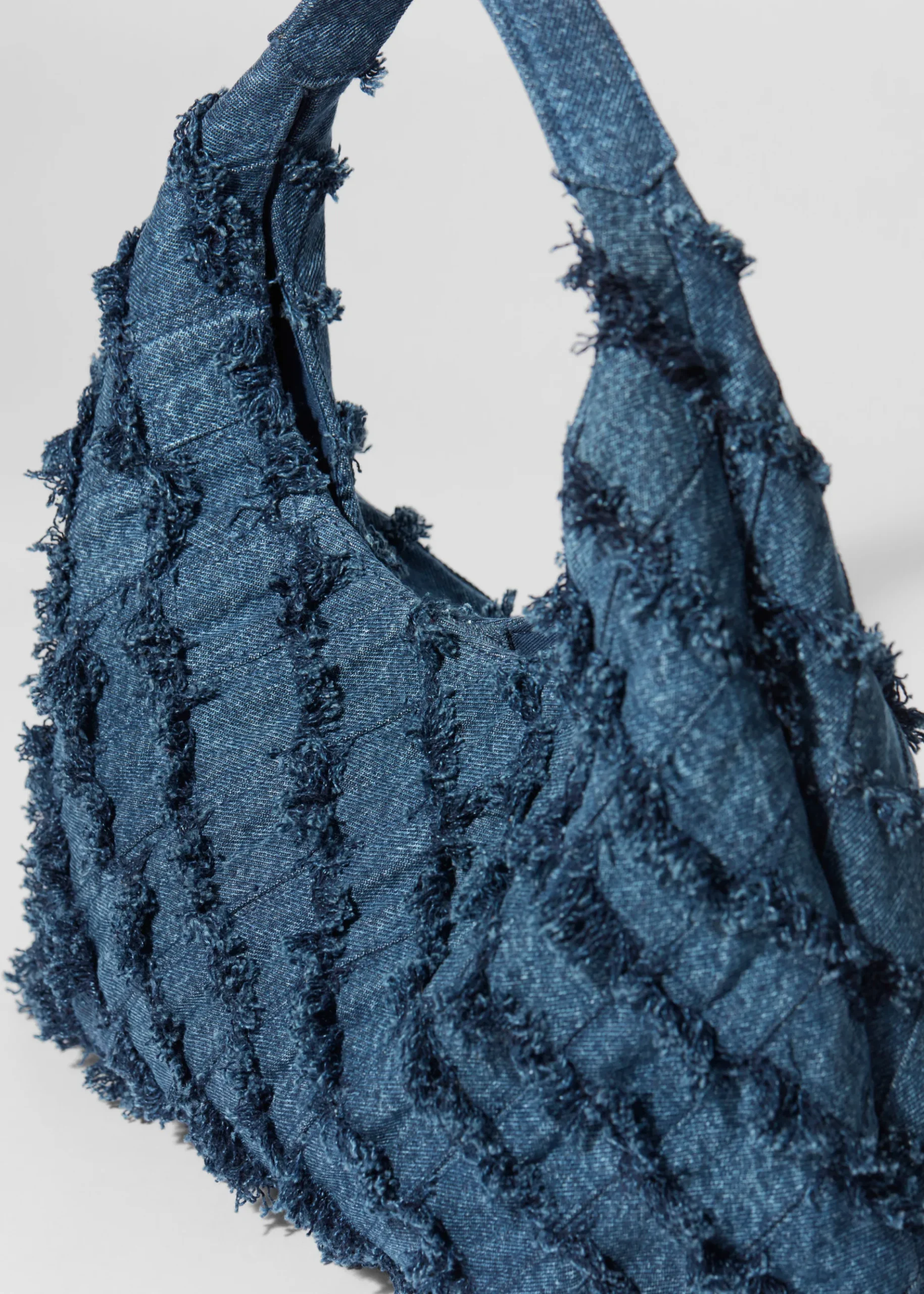 & Other Stories Tragetasche aus Denim in Flechtoptik