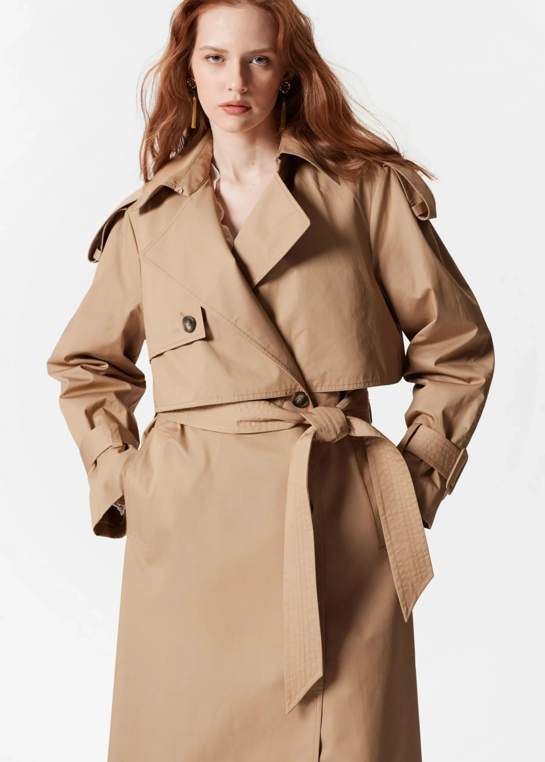 & Other Stories Trenchcoat mit Gürtel