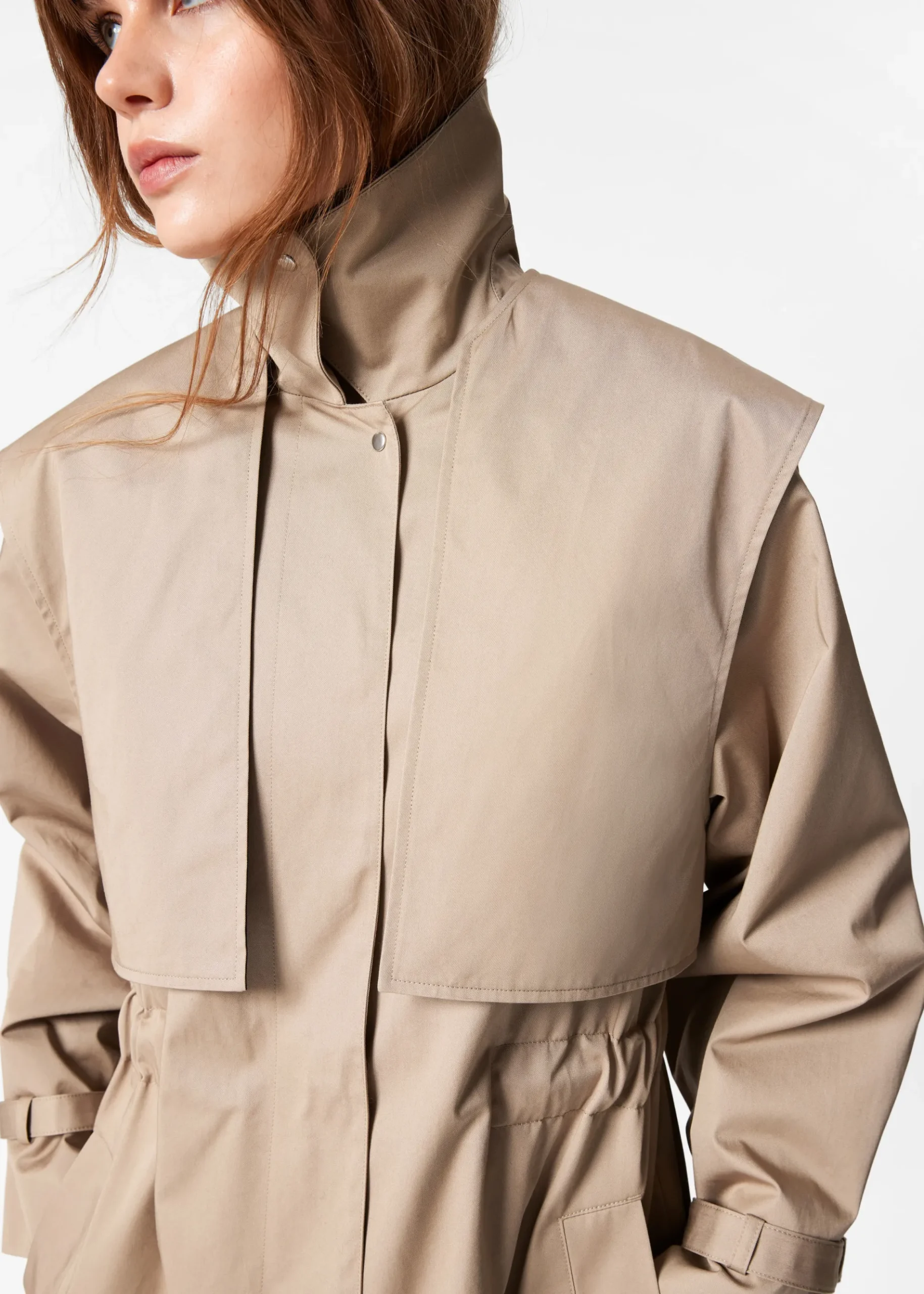 & Other Stories Trenchcoat mit Tunnelkragen