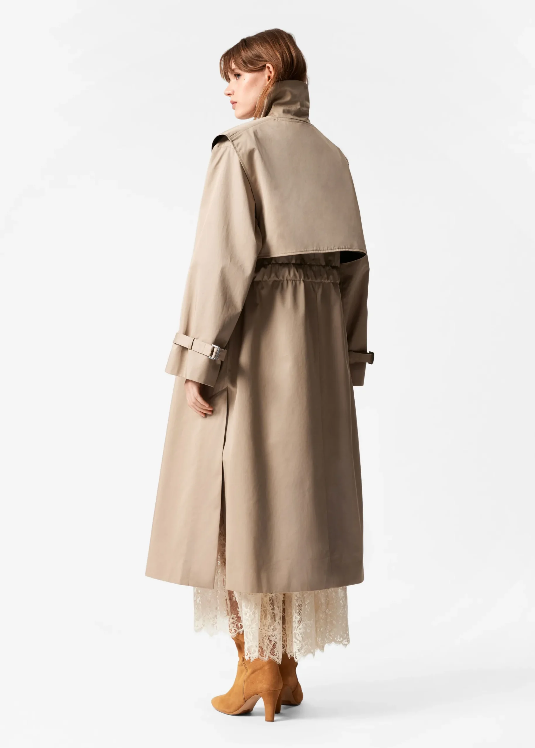 & Other Stories Trenchcoat mit Tunnelkragen