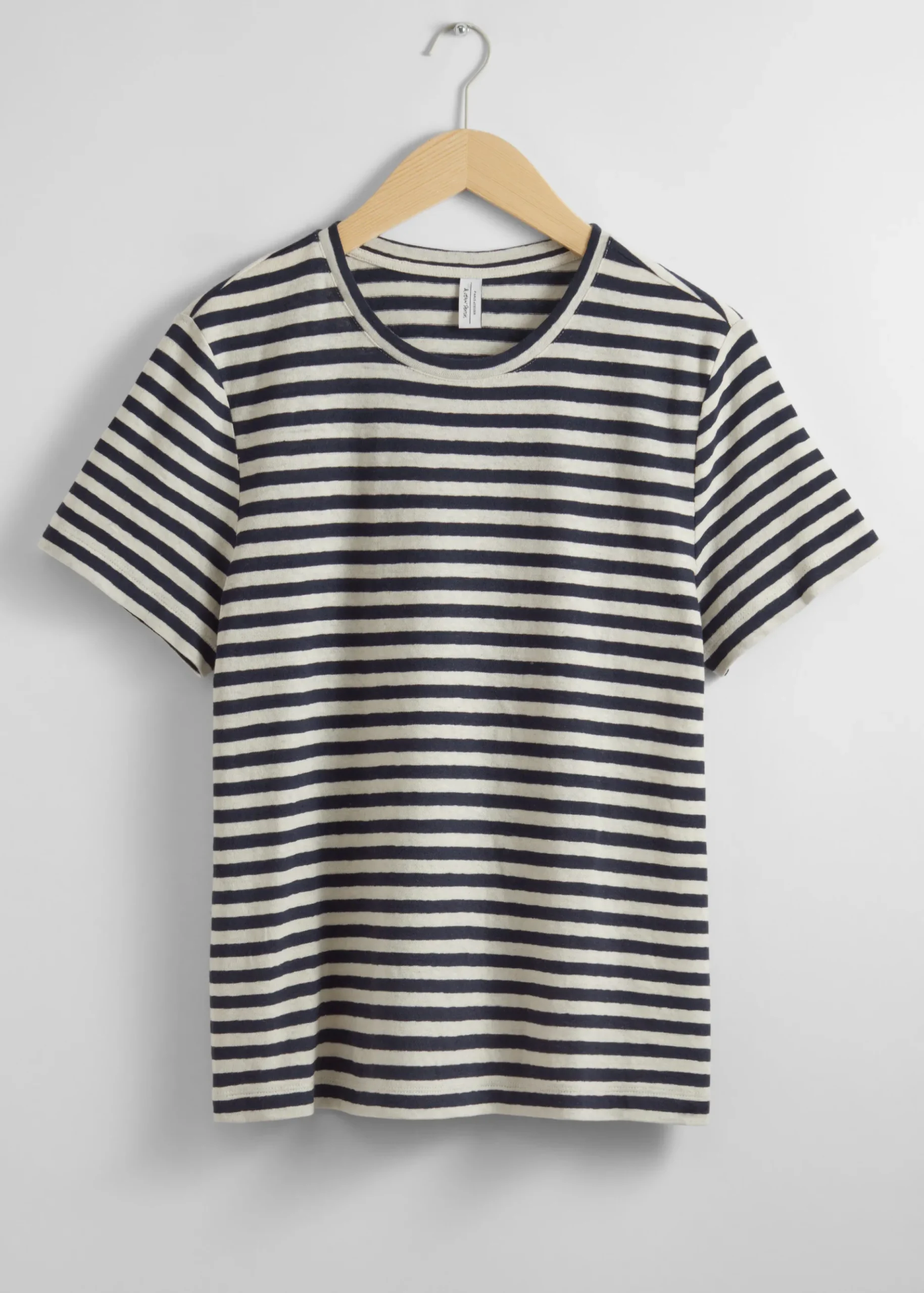 & Other Stories T-Shirt aus Leinenmischung